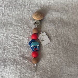 Colorful Cupcake Pacifier Clip